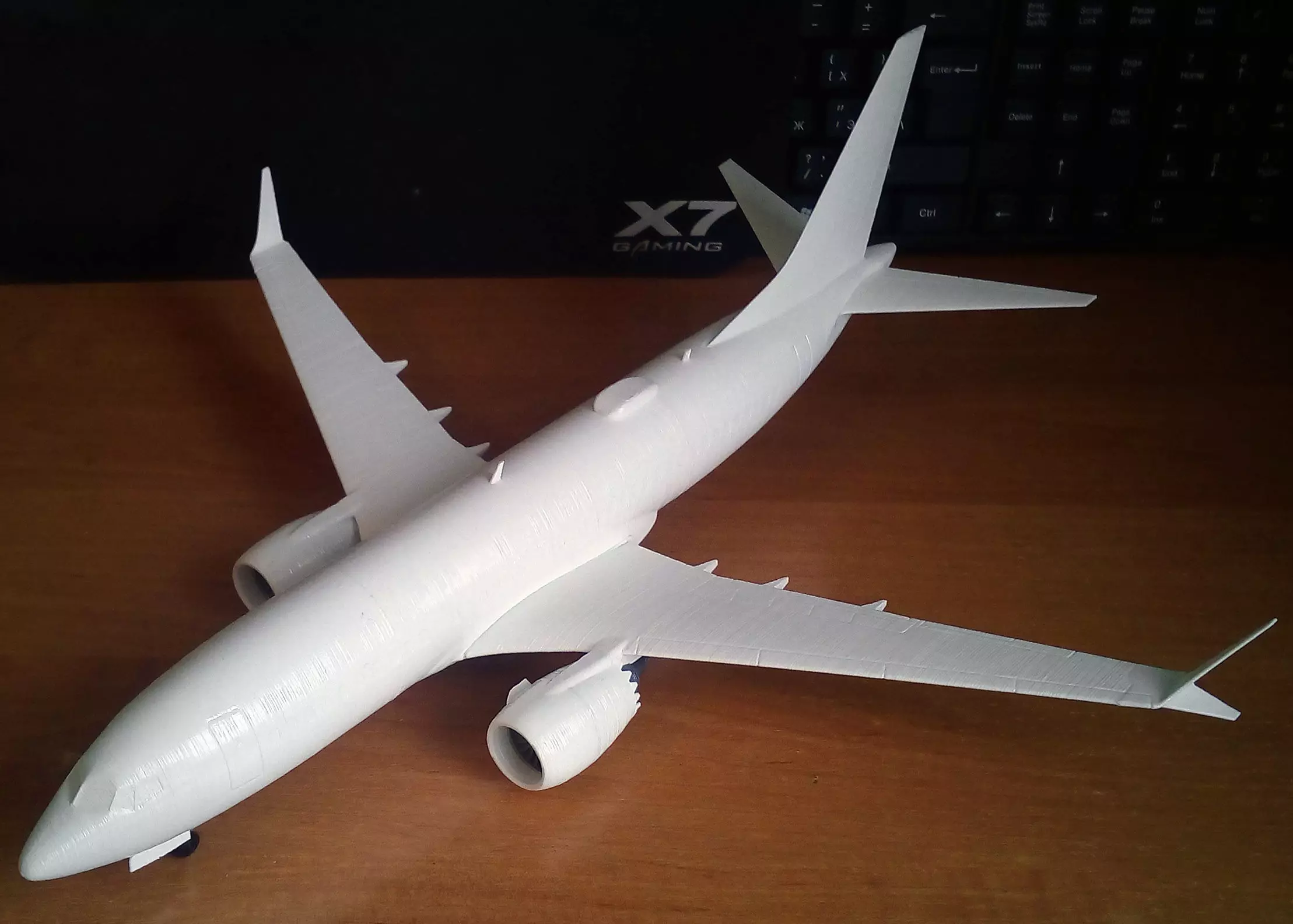 131214-7 Model kit Boeing 737-7 MAX Down 3D print model_6