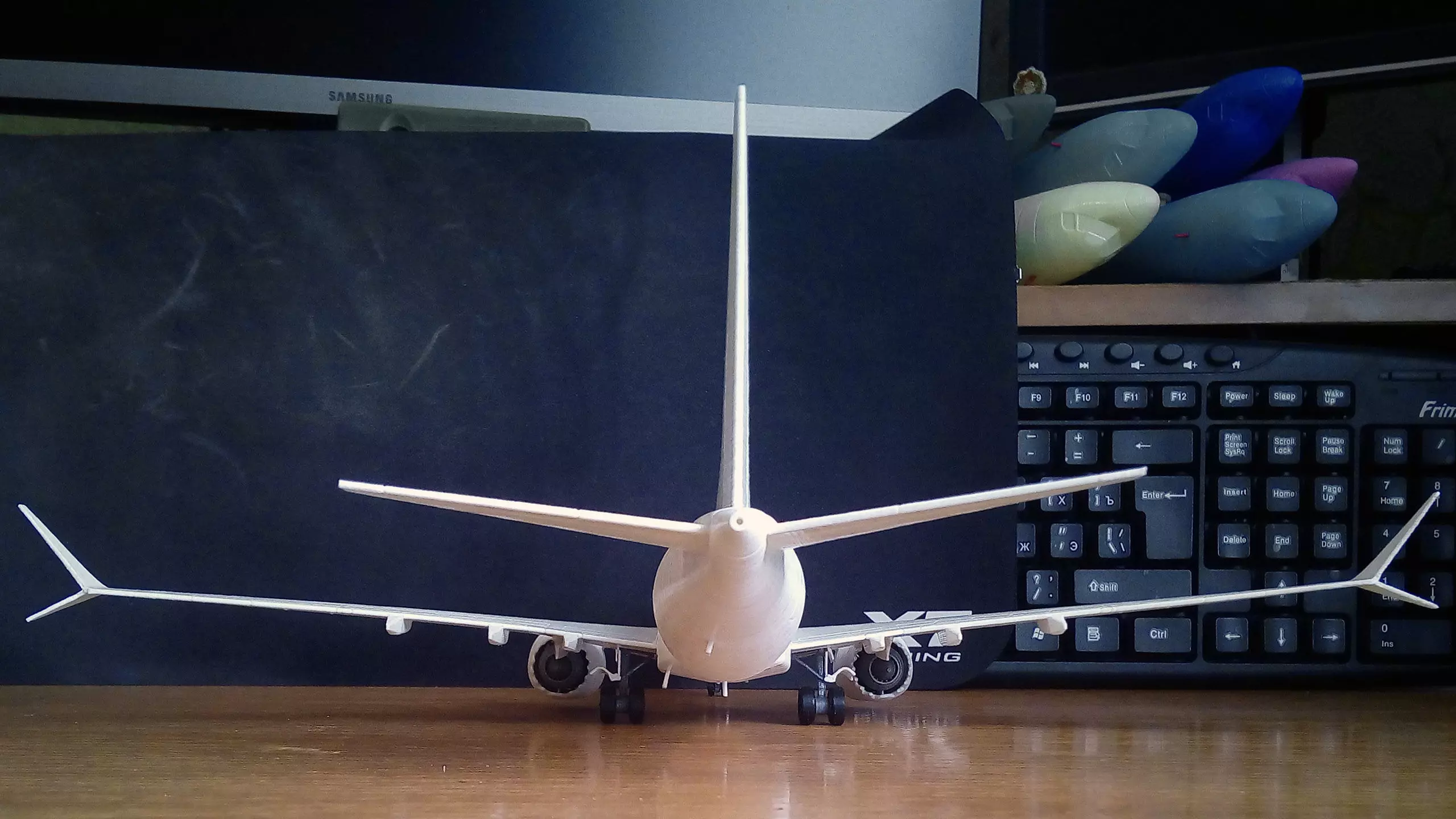 131214-7 Model kit Boeing 737-7 MAX Down 3D print model_3