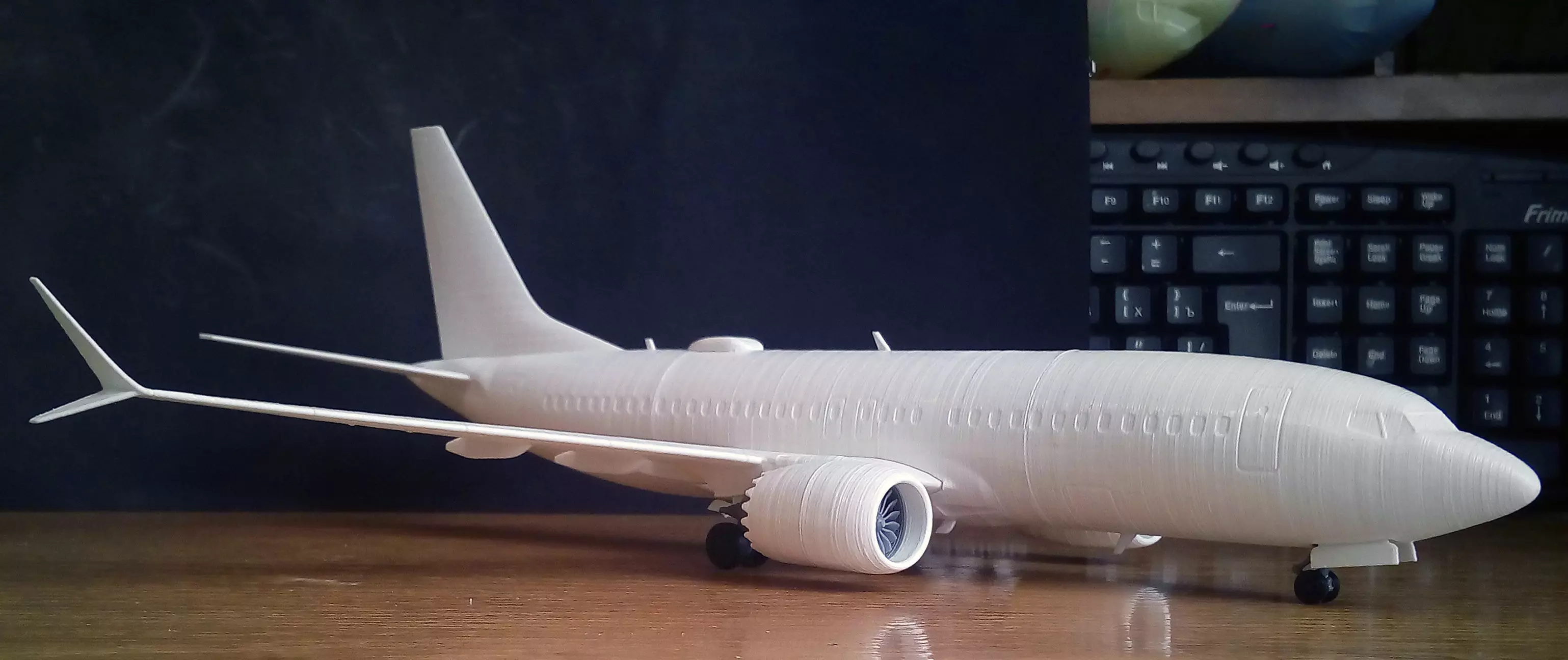 131214-7 Model kit Boeing 737-7 MAX Down 3D print model_5