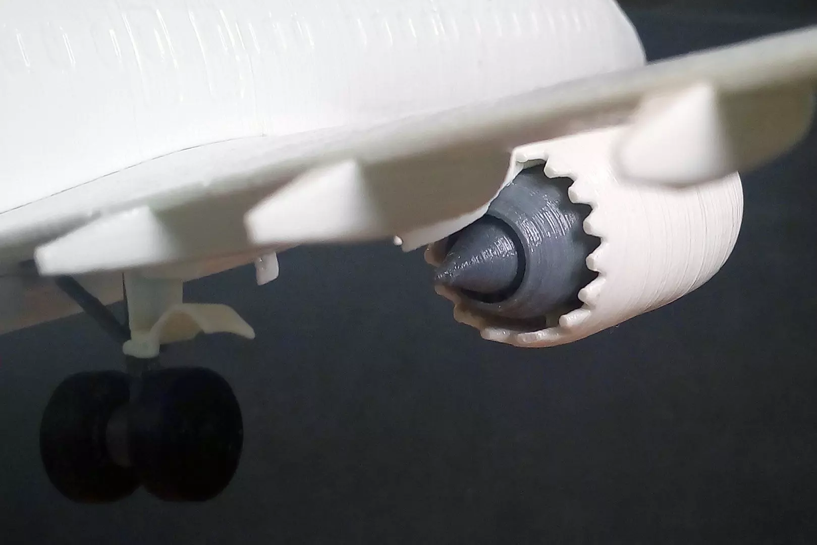 131214-7 Model kit Boeing 737-7 MAX Down 3D print model_20