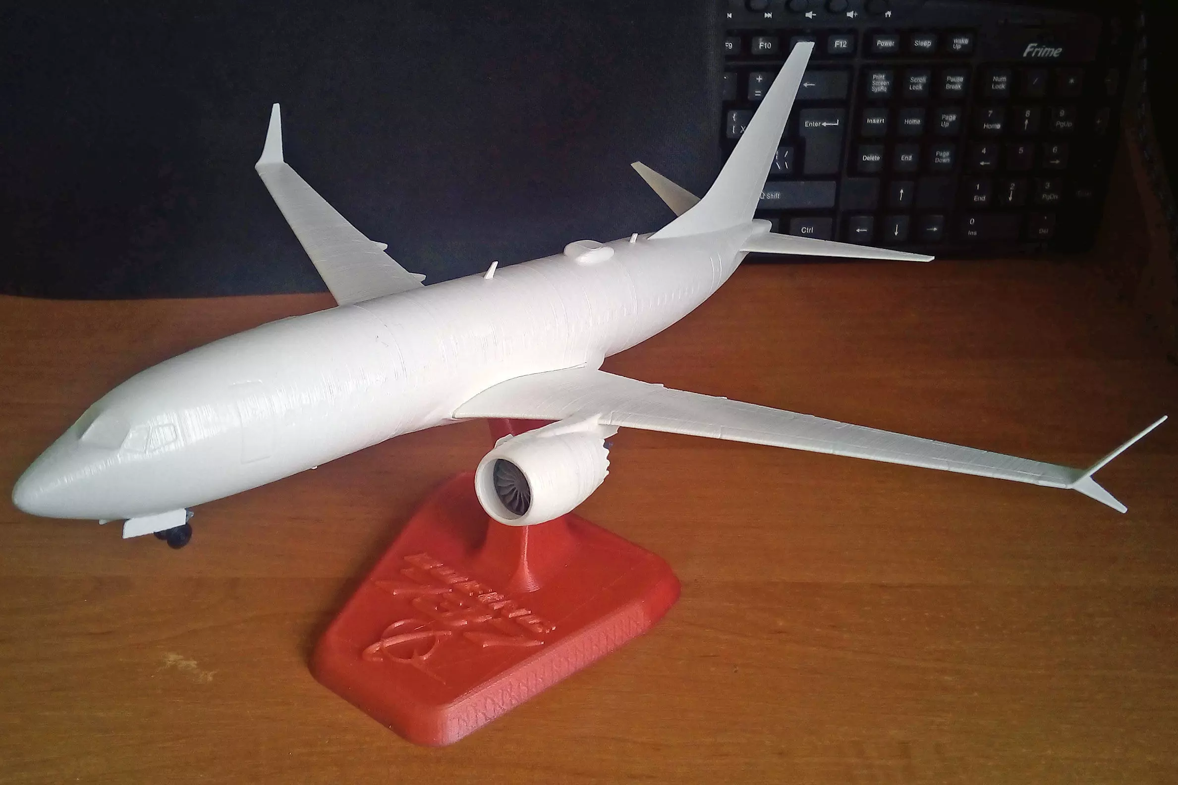 131214-7 Model kit Boeing 737-7 MAX Down 3D print model_14