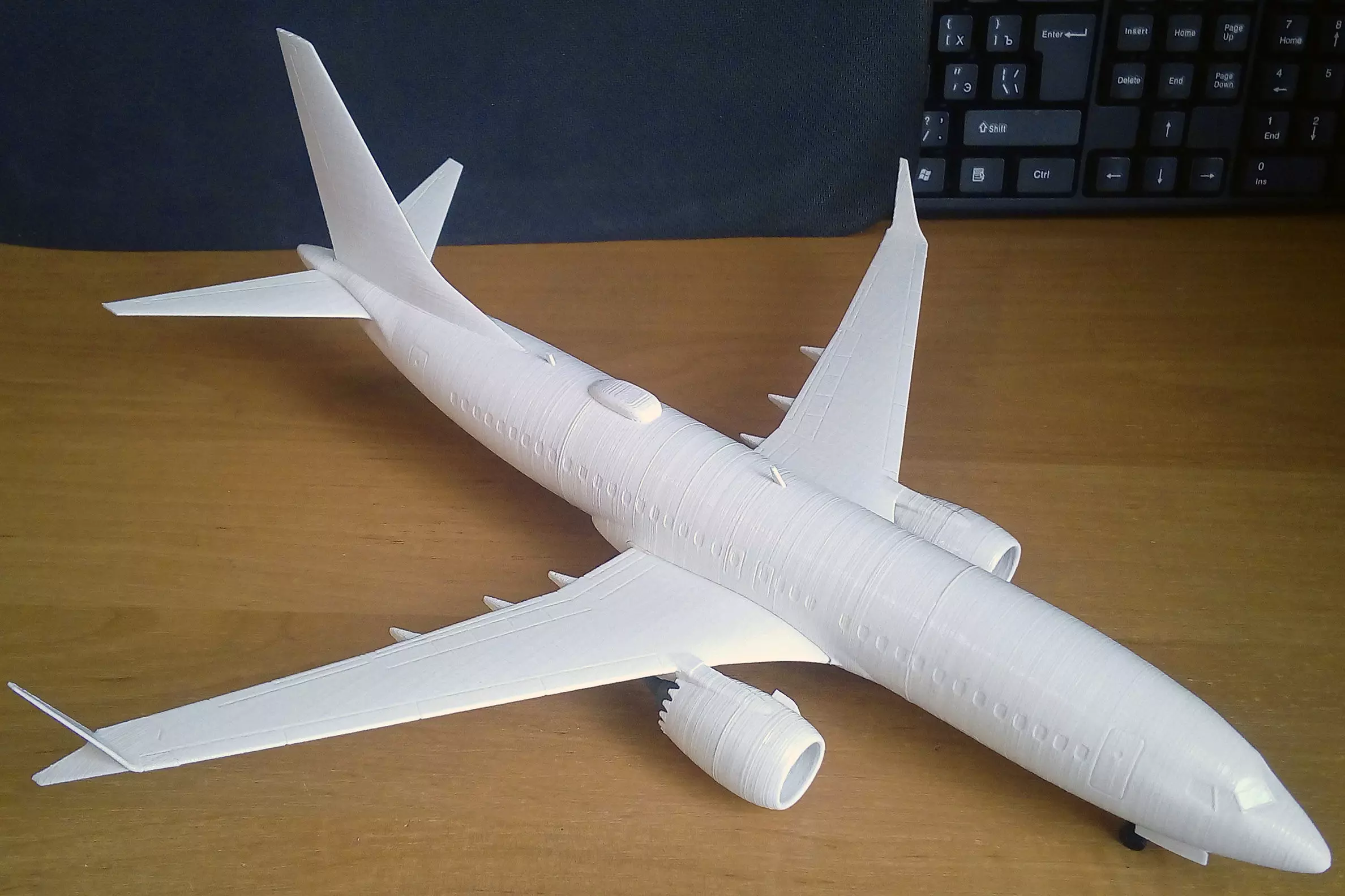 131214-7 Model kit Boeing 737-7 MAX Down 3D print model_11