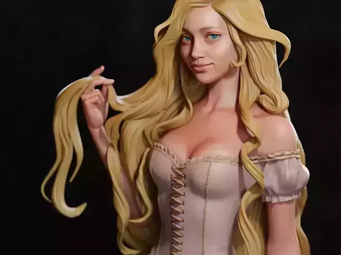 Rapunzel 3D Print