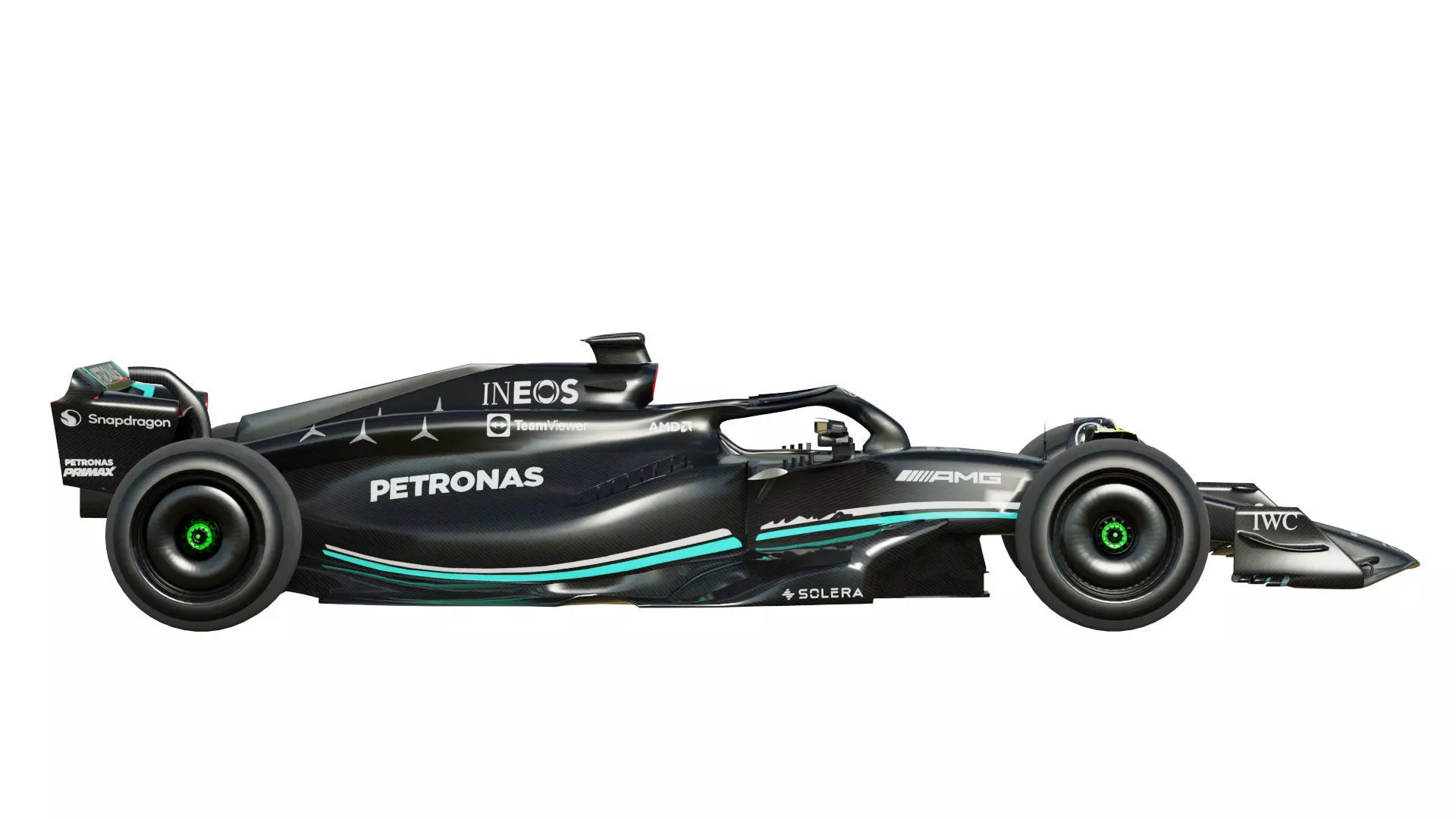 F1 Mercedes W14 2023 3D model_13