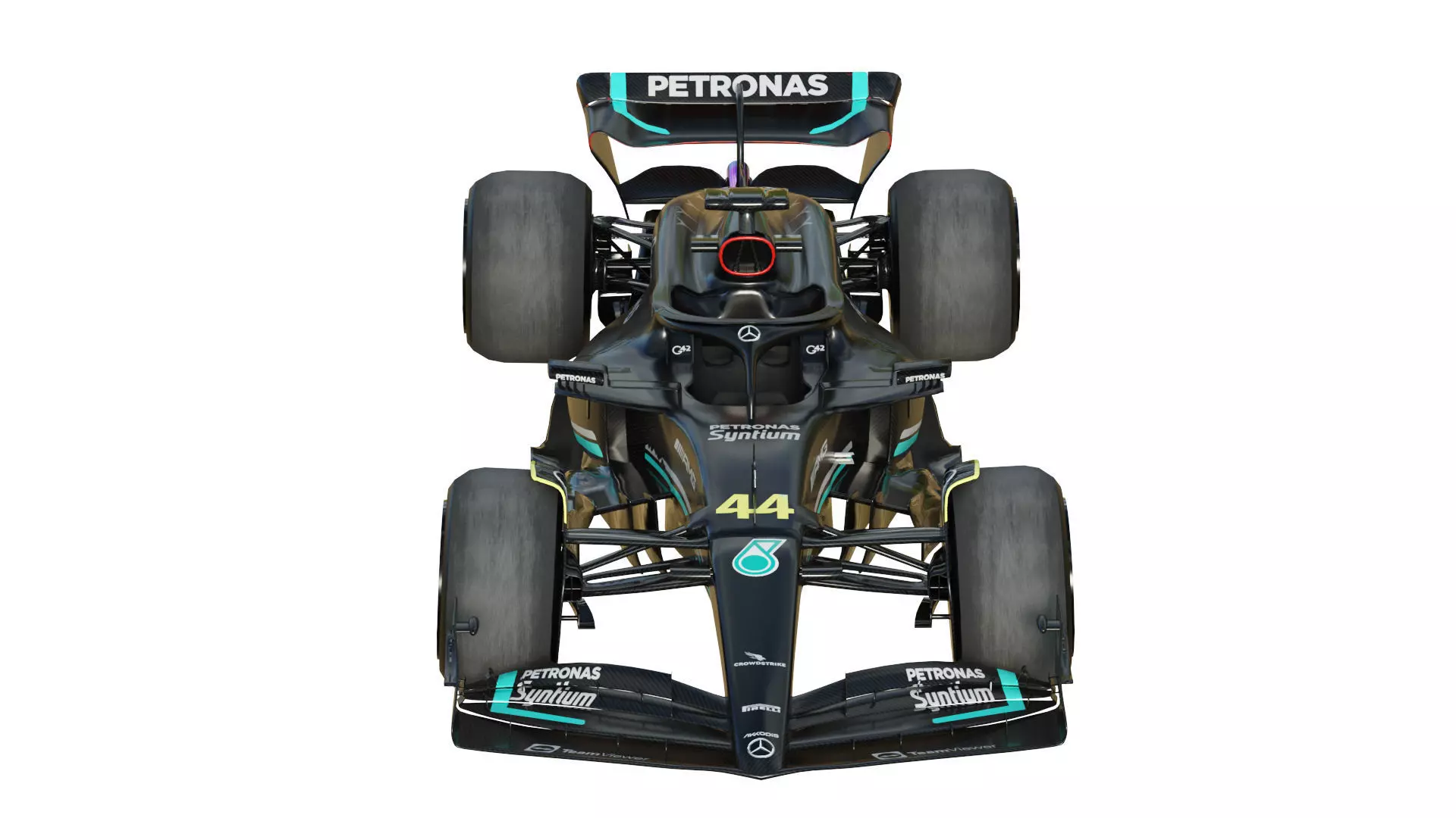 F1 Mercedes W14 2023 3D model_3