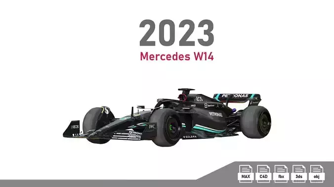 F1 Mercedes W14 2023