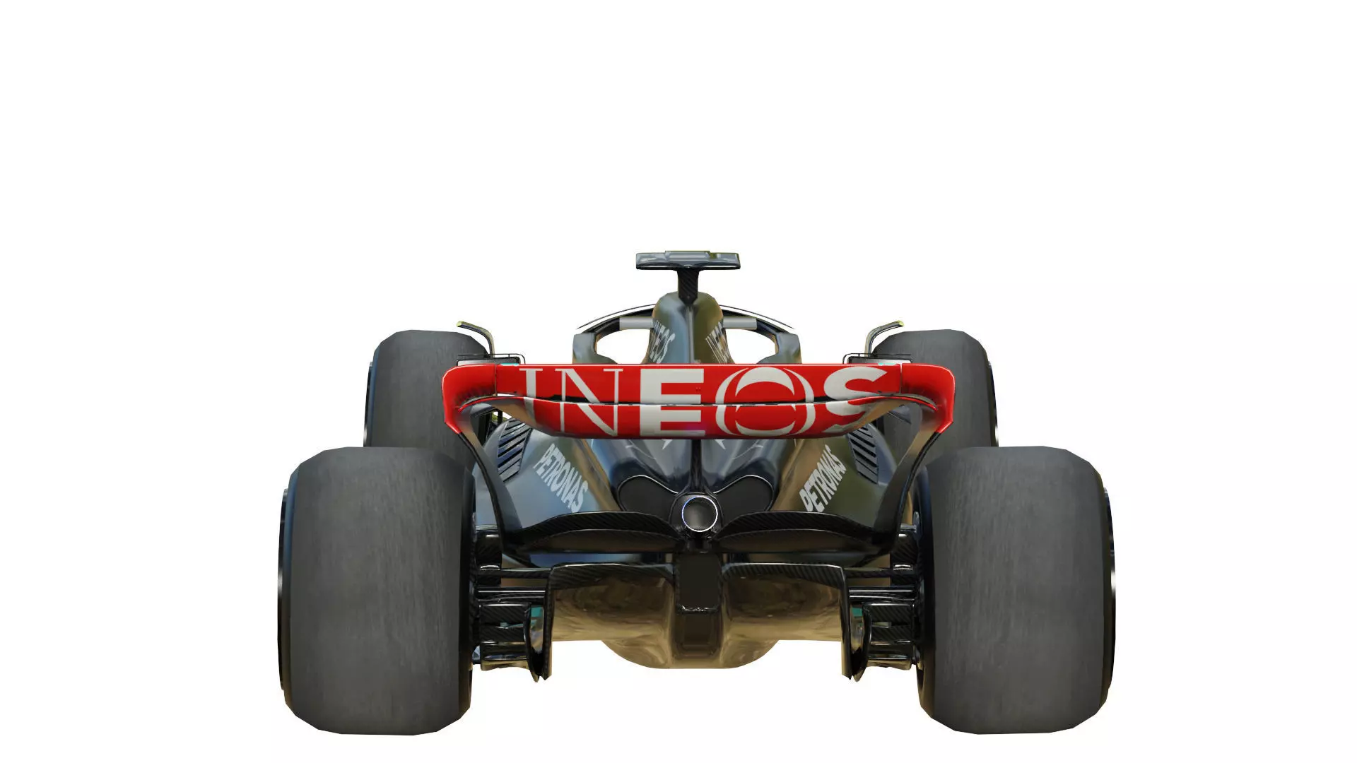 F1 Mercedes W14 2023 3D model_9