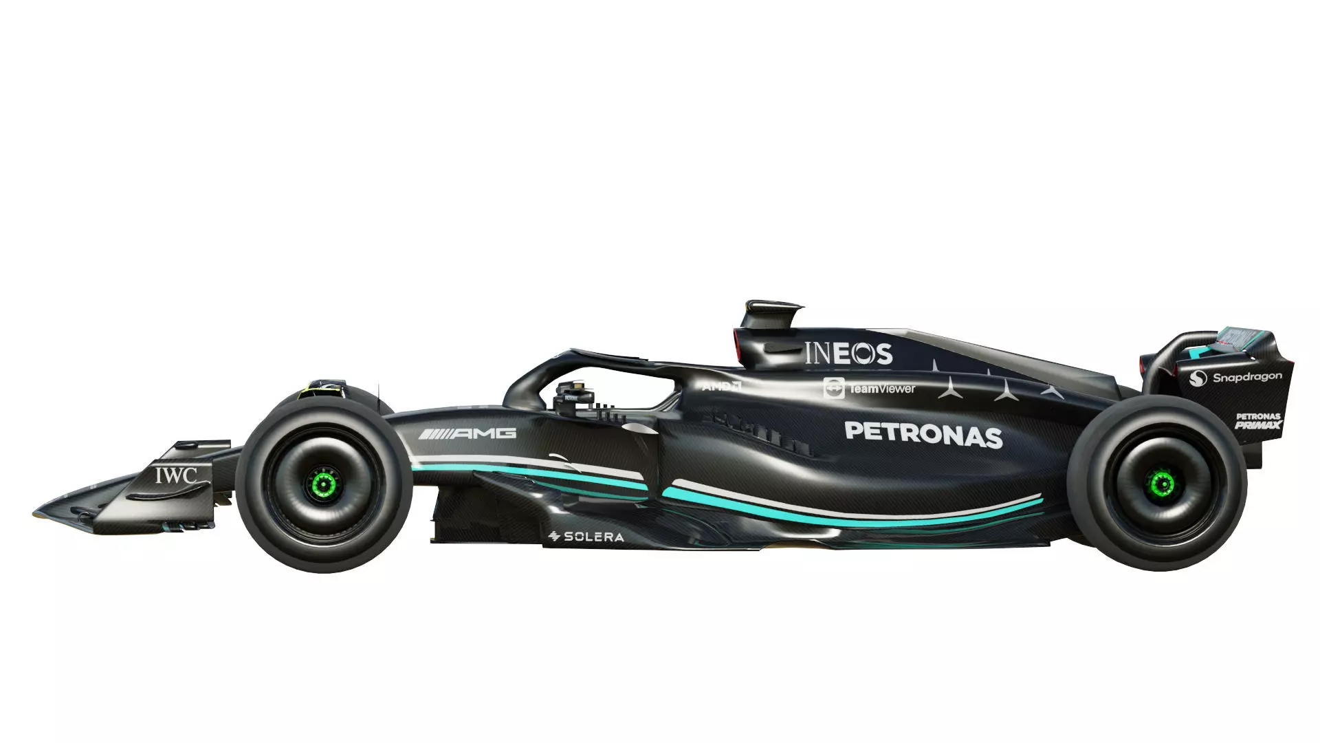 F1 Mercedes W14 2023 3D model_5