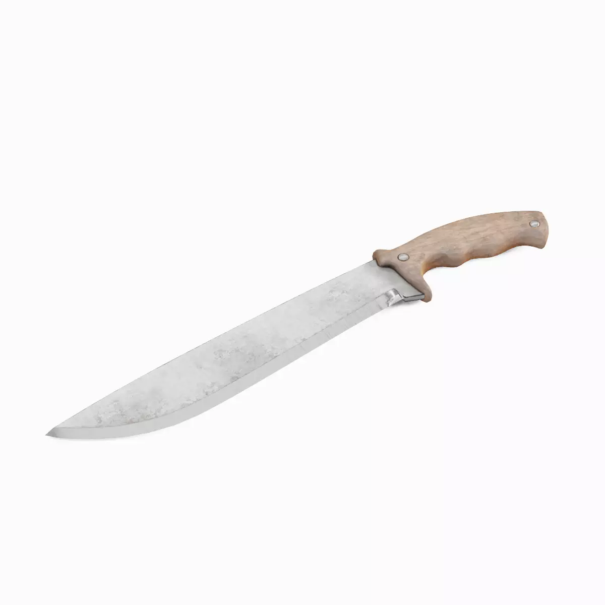 Machete Knife Set Low-poly 3D model_21