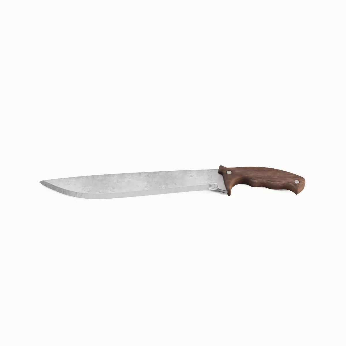 Machete Knife Set Low-poly 3D model_29