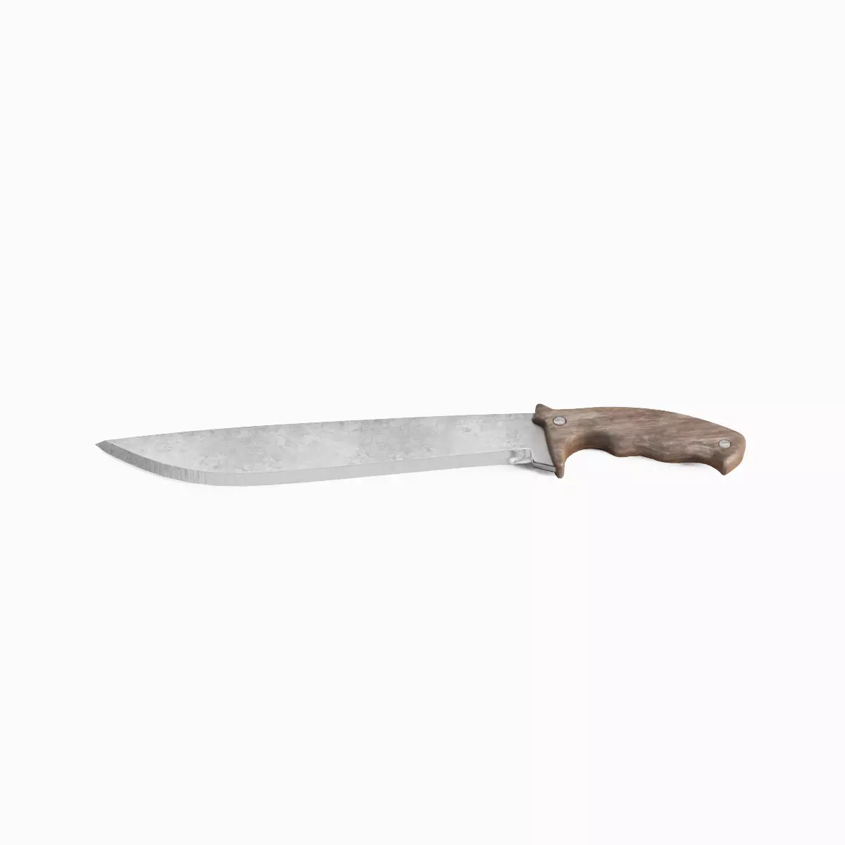 Machete Knife Set Low-poly 3D model_17