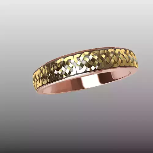 Celtic Knot Wedding Band 3D print model