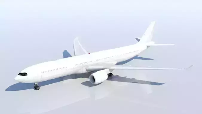  A330 NEO Low Poly Static Model