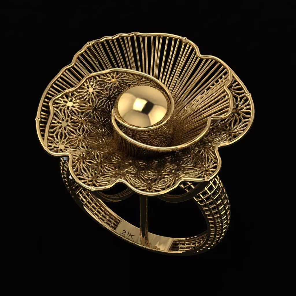 Turkish Ring 3D print model