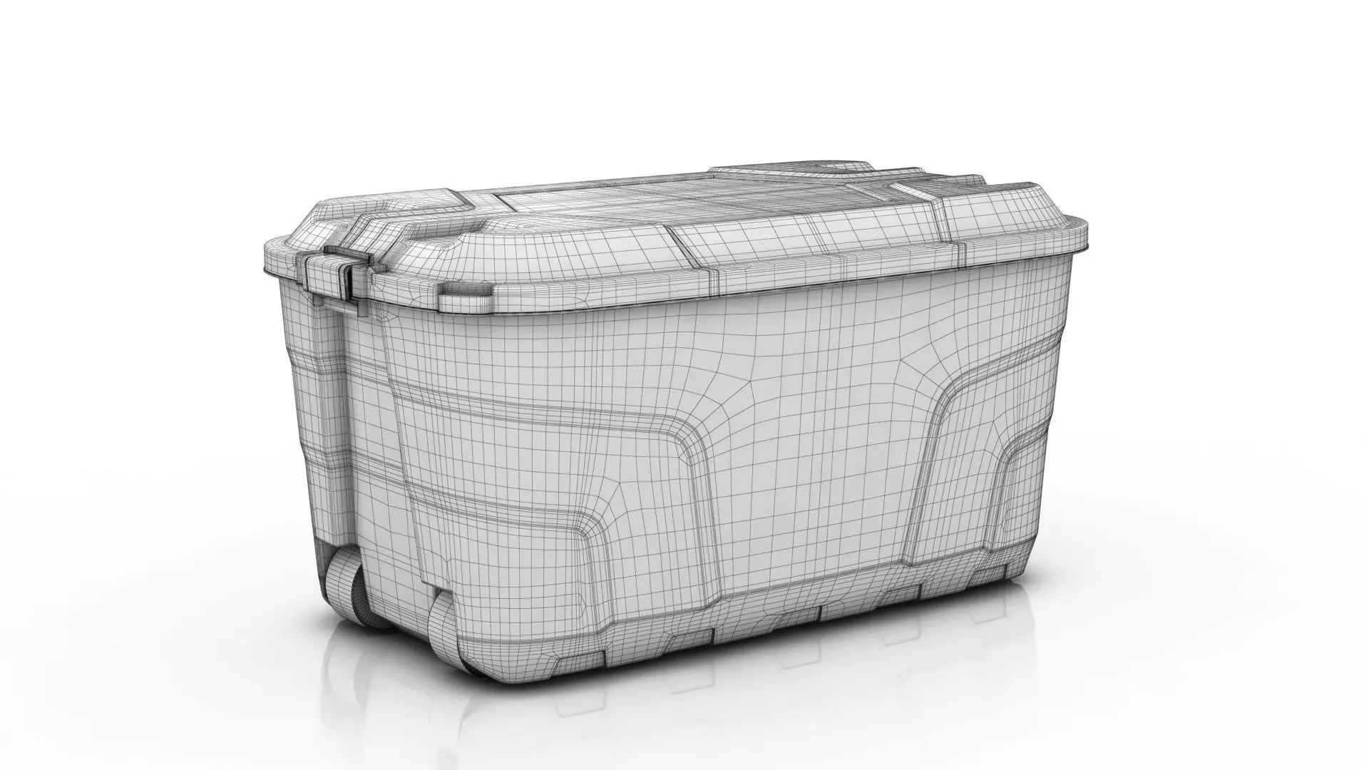 Heavy Duty Storage Trunk 3D model_8