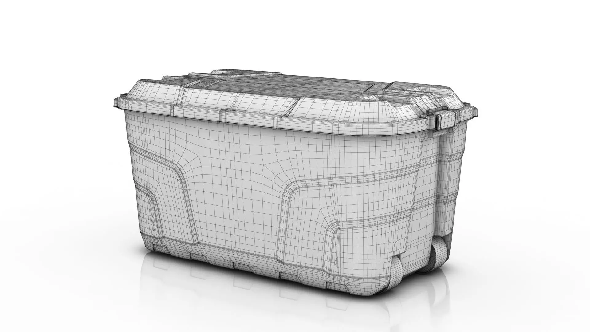 Heavy Duty Storage Trunk 3D model_12