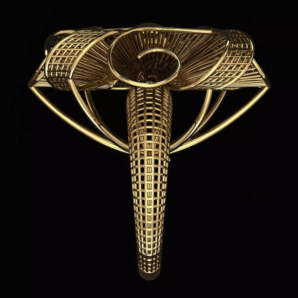 Turkish Ring 3D print model_3