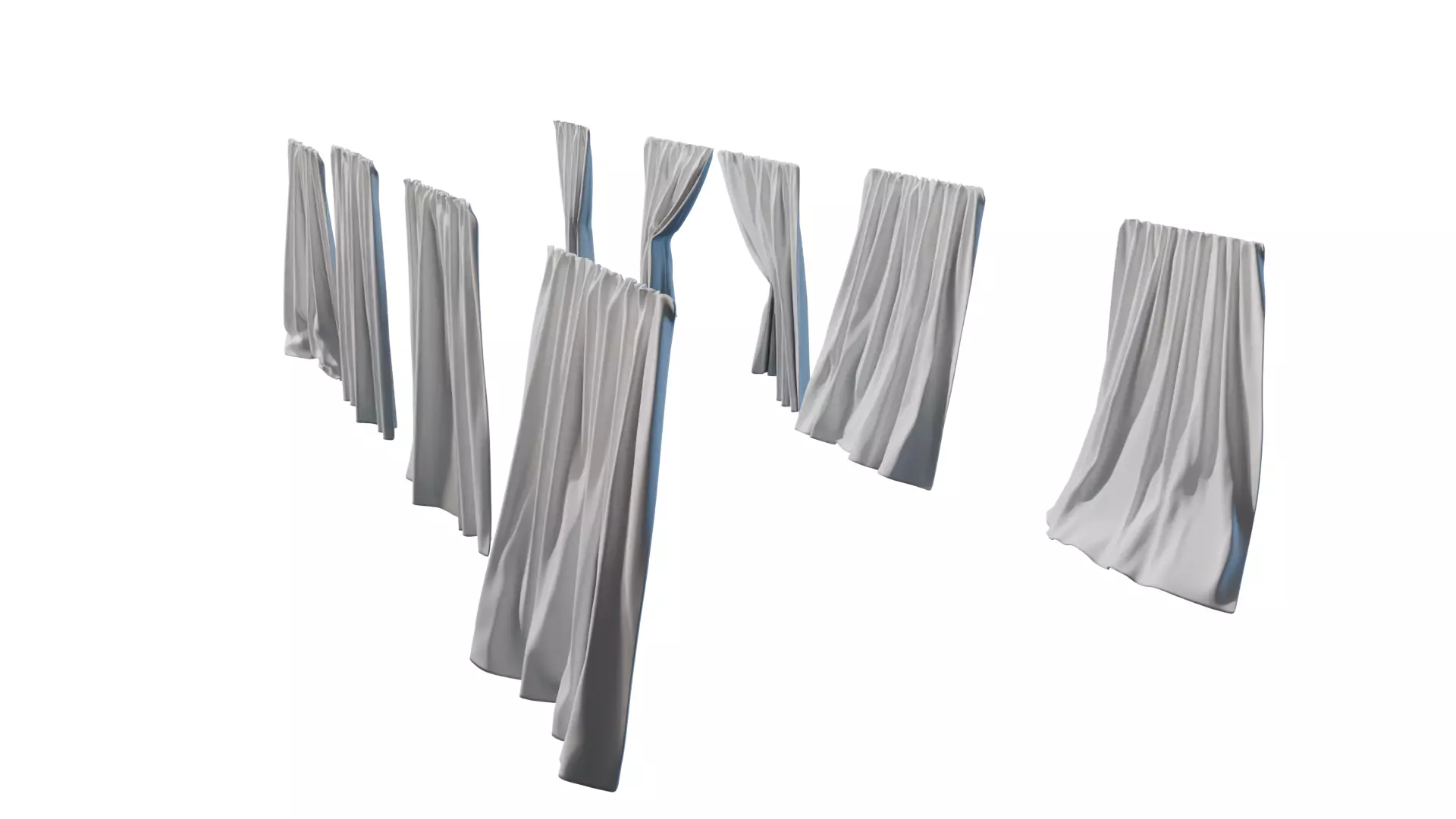 Curtain Set Vol1 3D model_6
