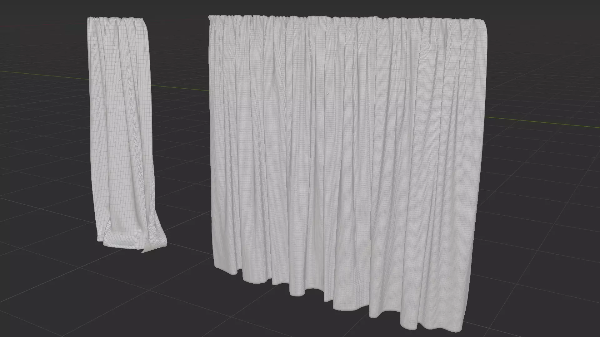 Curtain Set Vol1 3D model_7