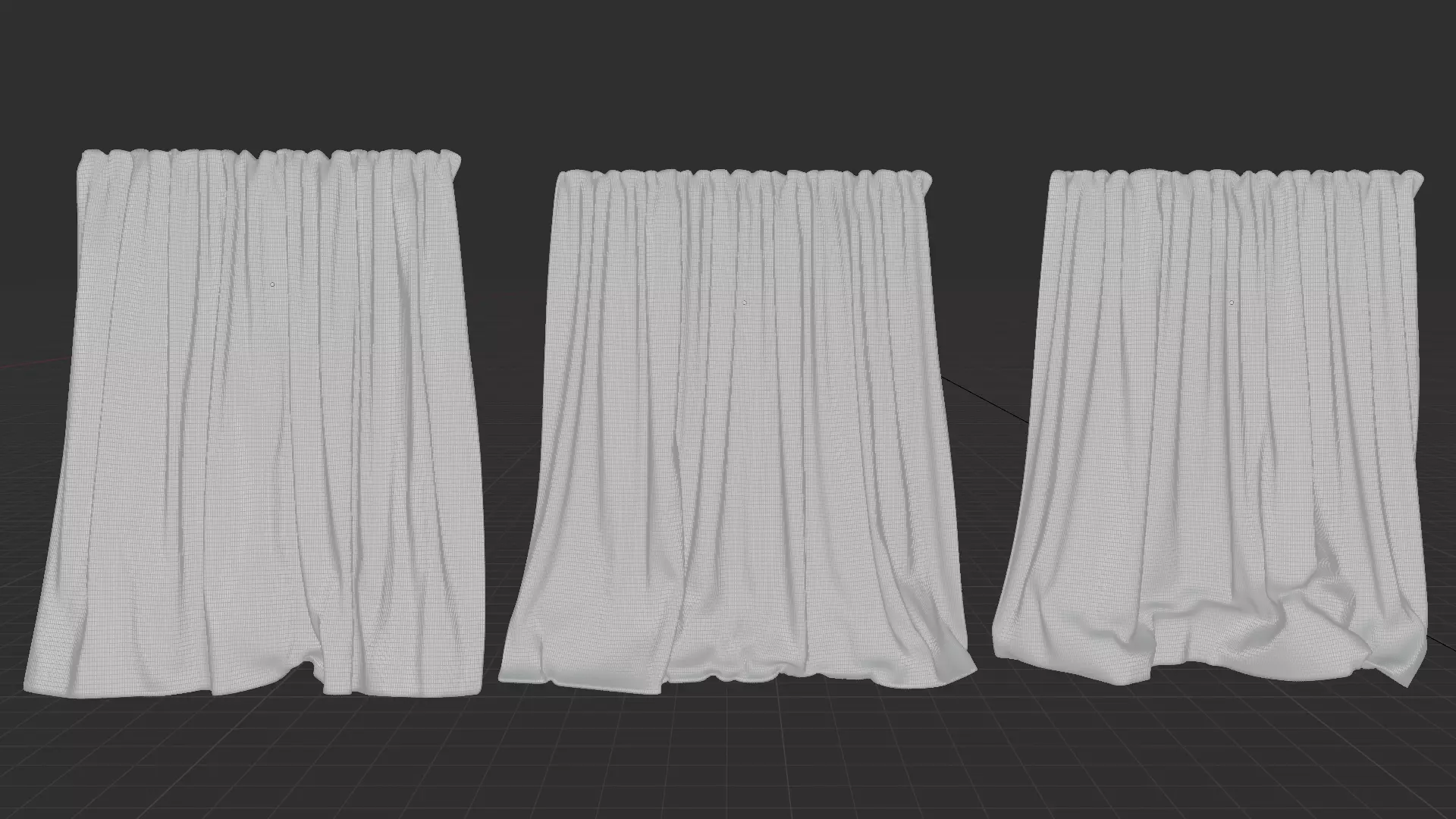 Curtain Set Vol1 3D model_8