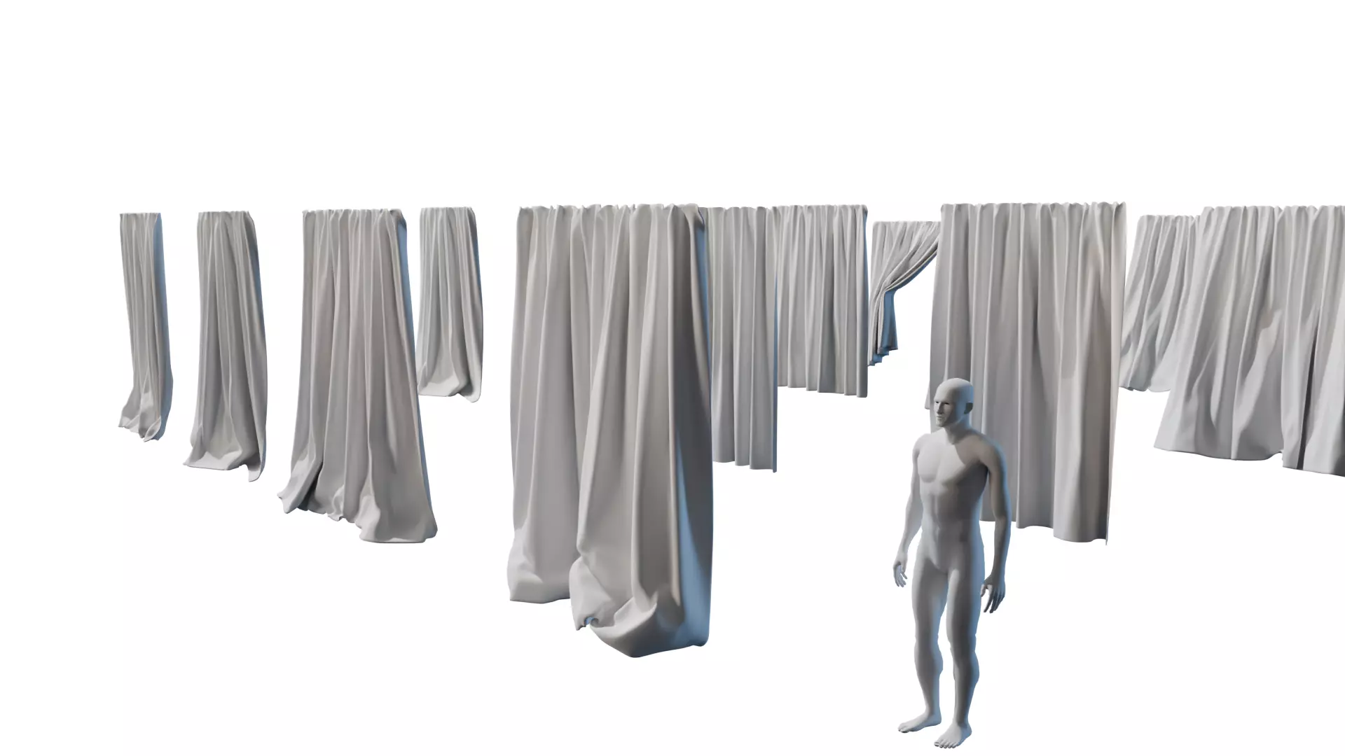 Curtain Set Vol1 3D model_4