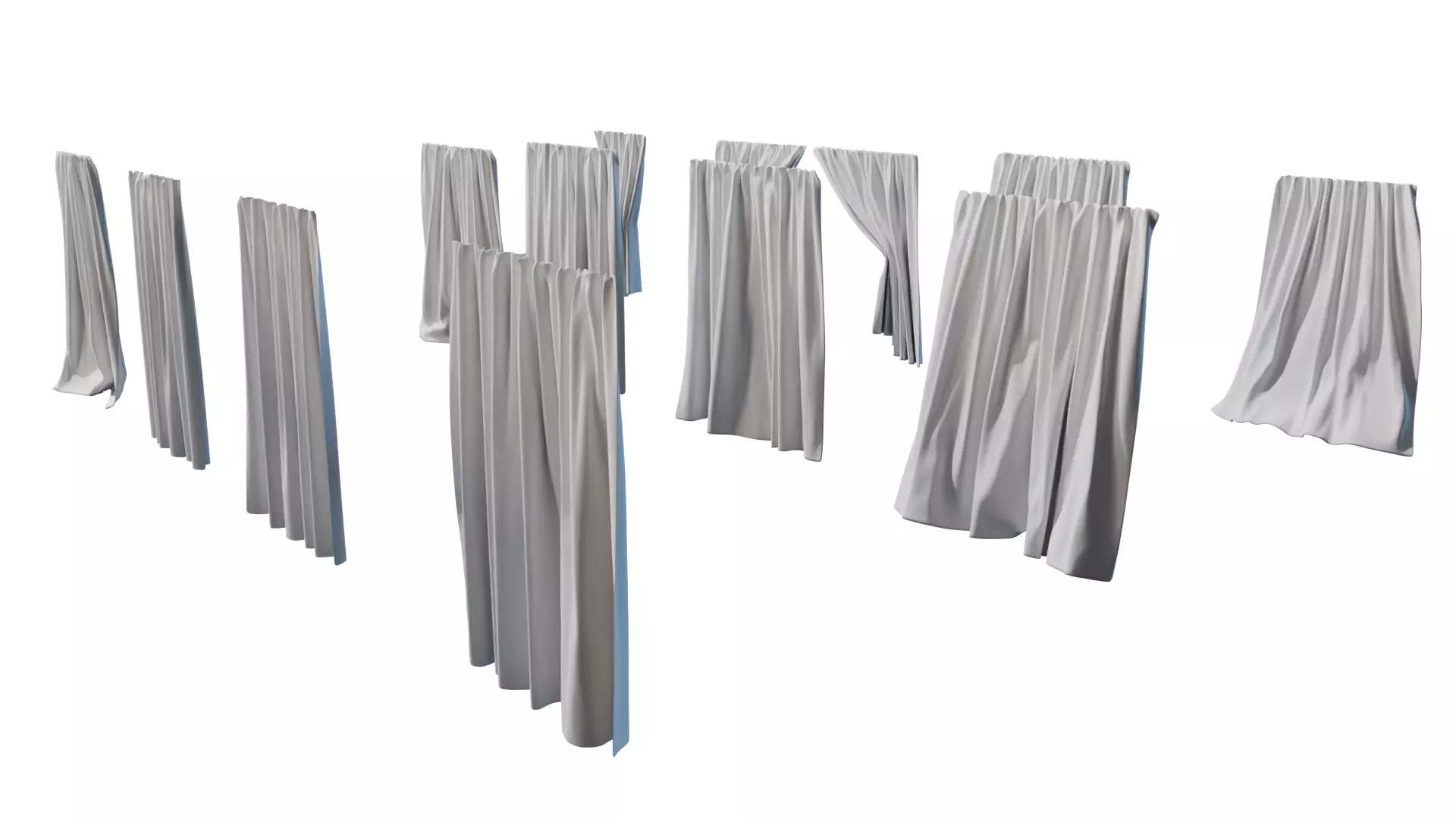 Curtain Set Vol1 3D model_5
