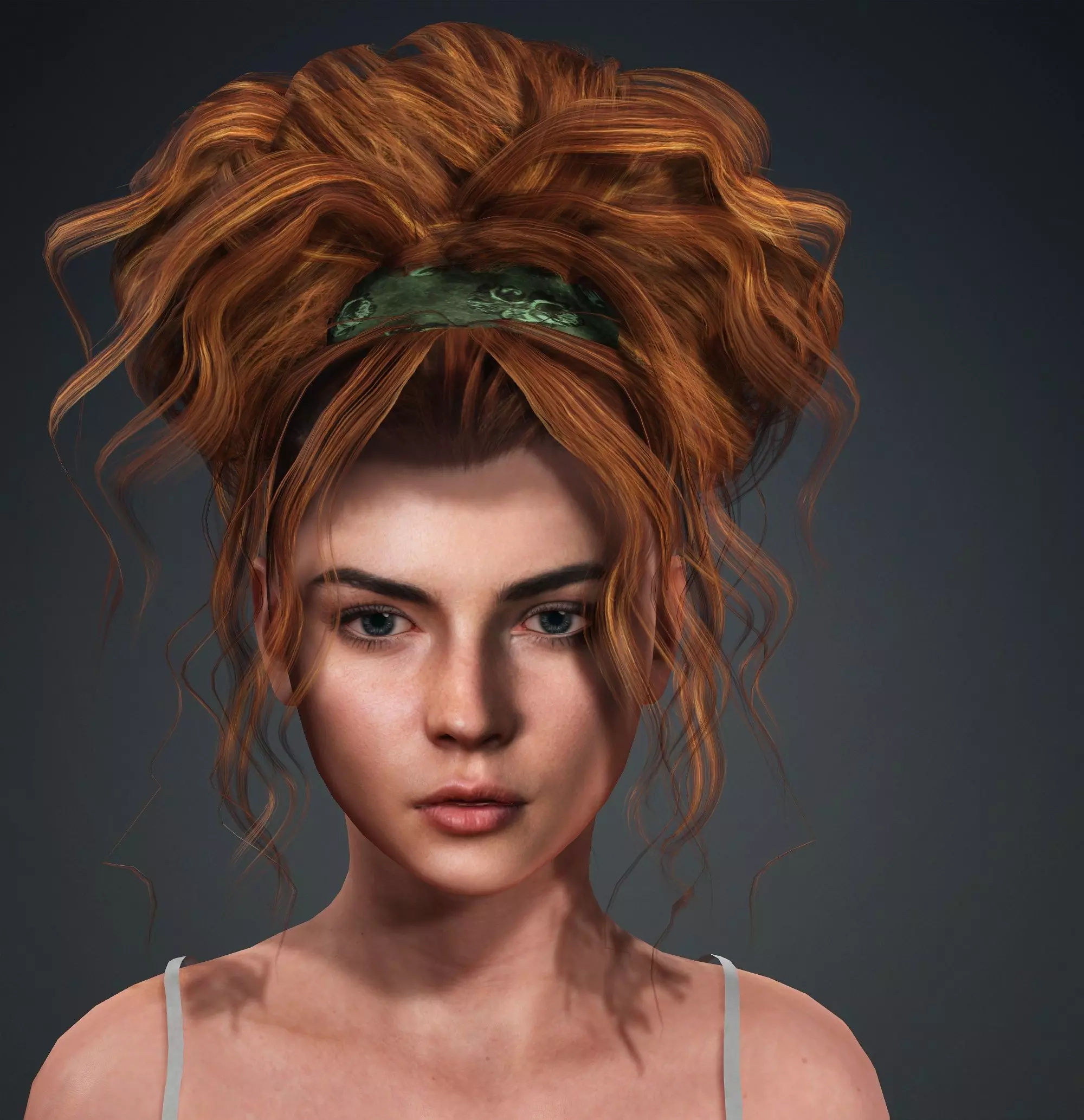 Female 3d Character Model  3D model_6