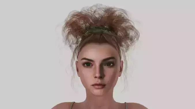 Female 3d Character Model  3D model Female 3d Character Model  3D model