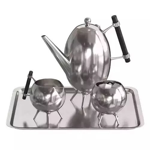 Christopher Dresser Silver Tea and Coffee Set