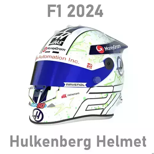 F1 Hulkenberg Helmet 2024