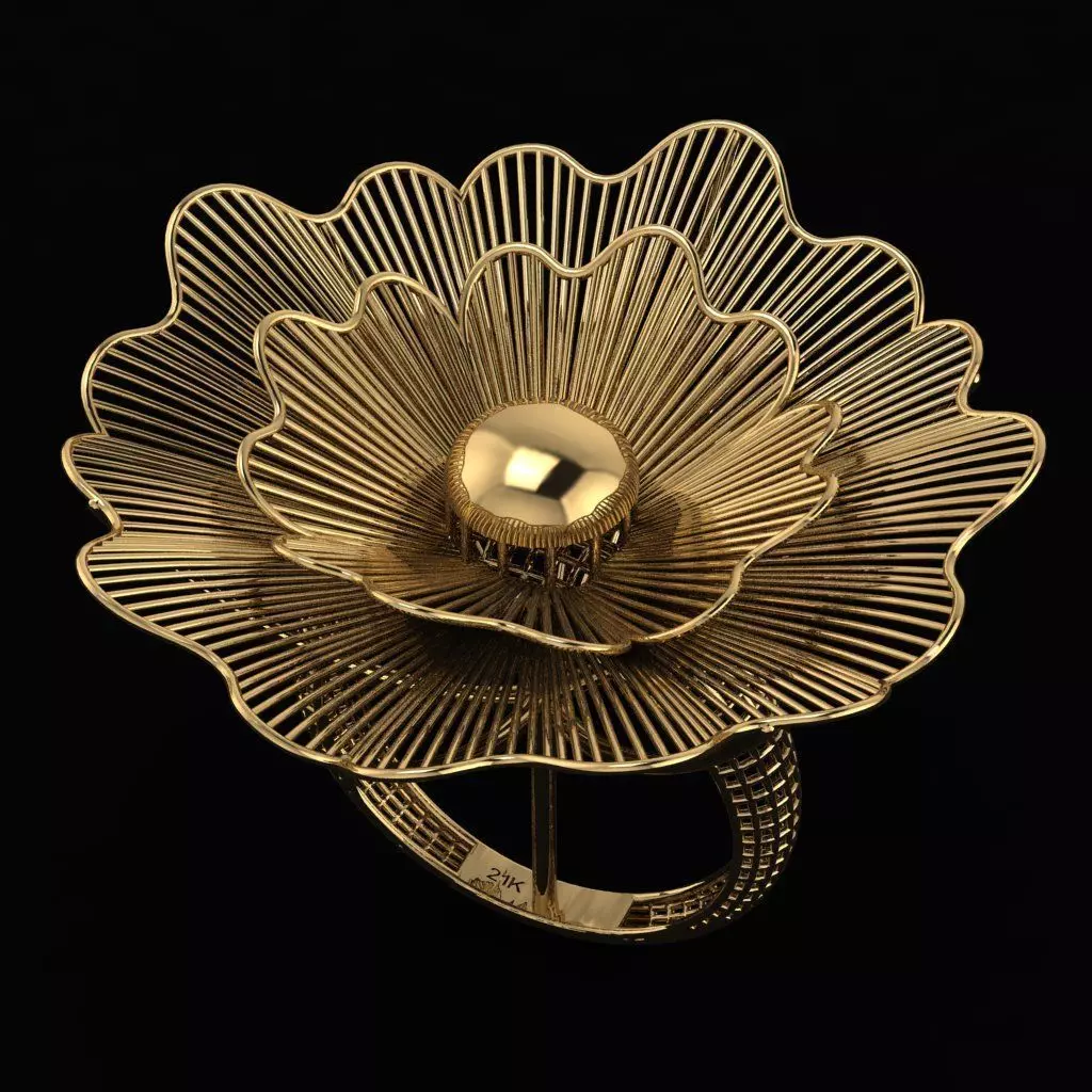 Turkish Ring 3D print model_0