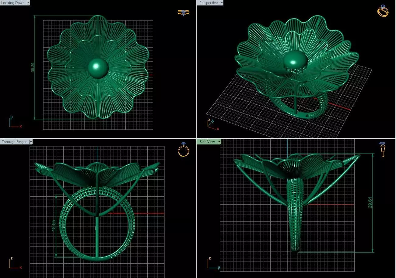 Turkish Ring 3D print model_4