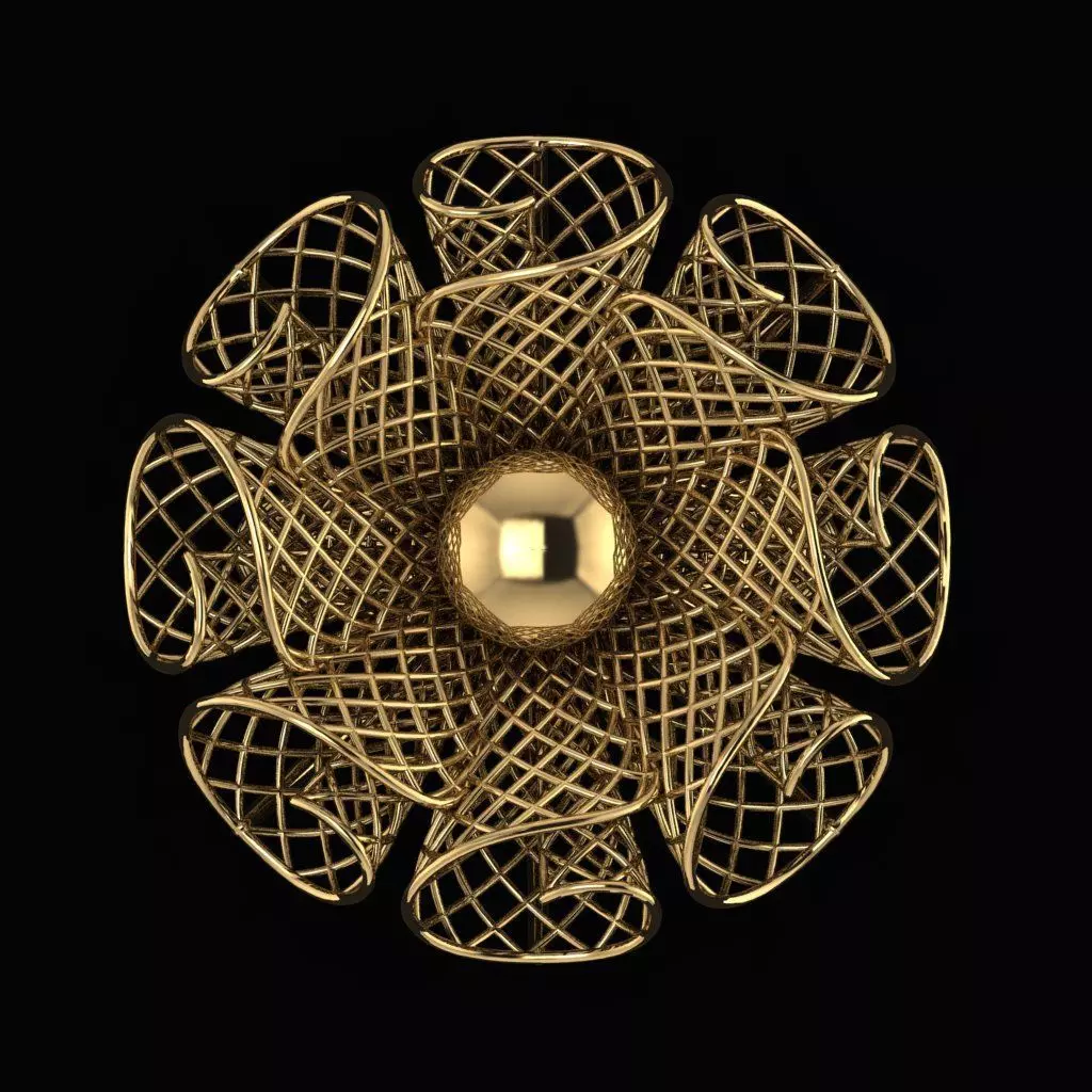 Turkish  Ring 3D print model_1