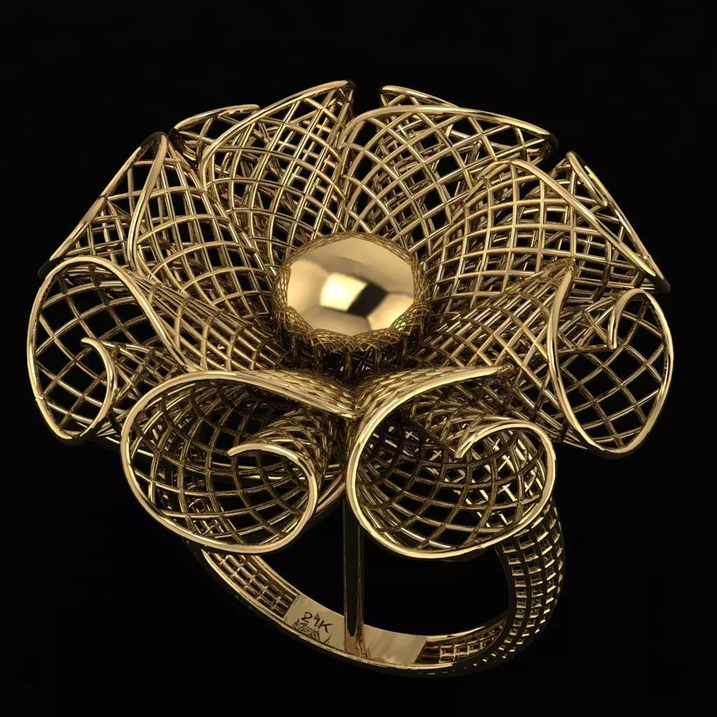 Turkish  Ring 3D print model_0