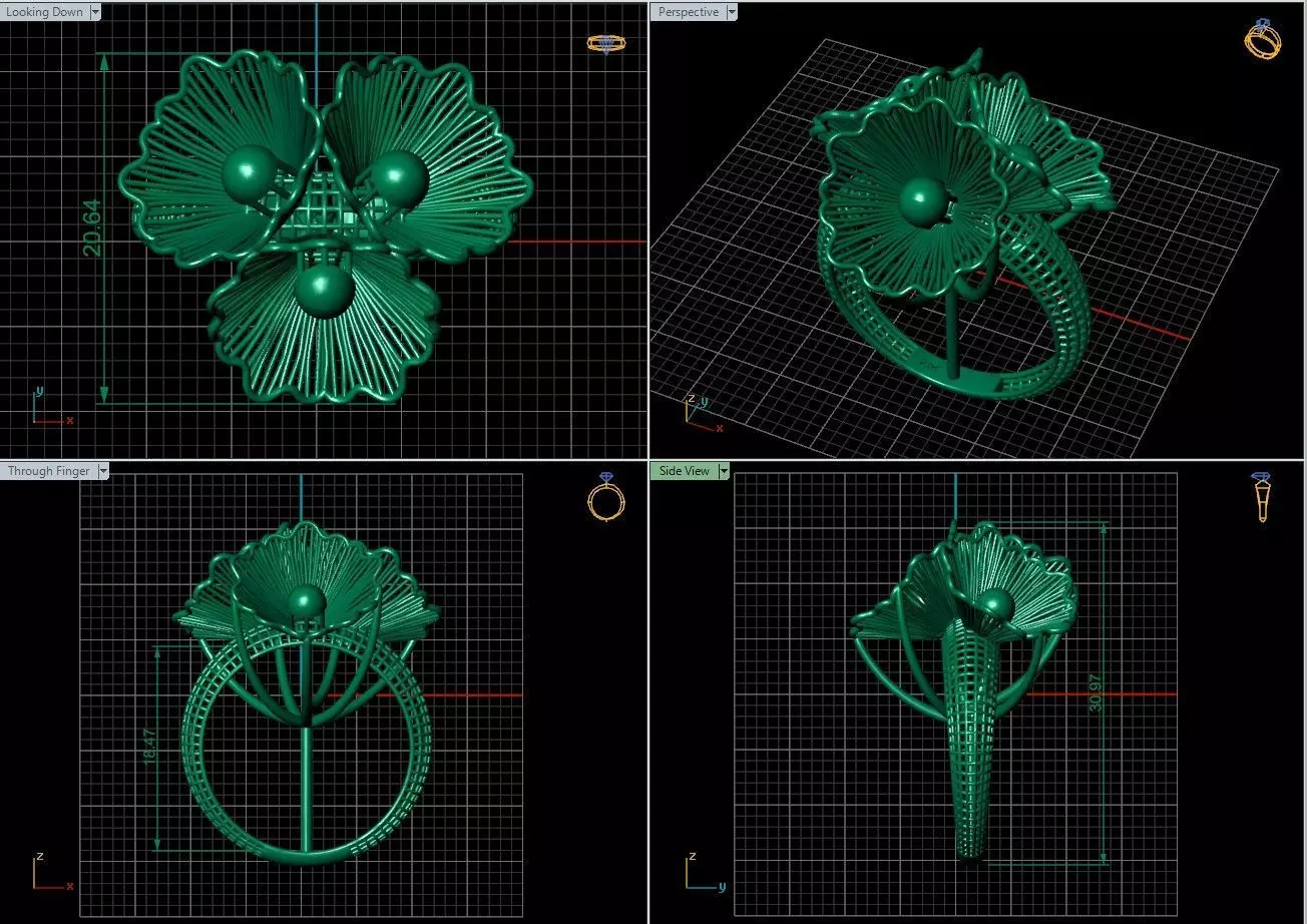 Turkish Ring 3D print model_4