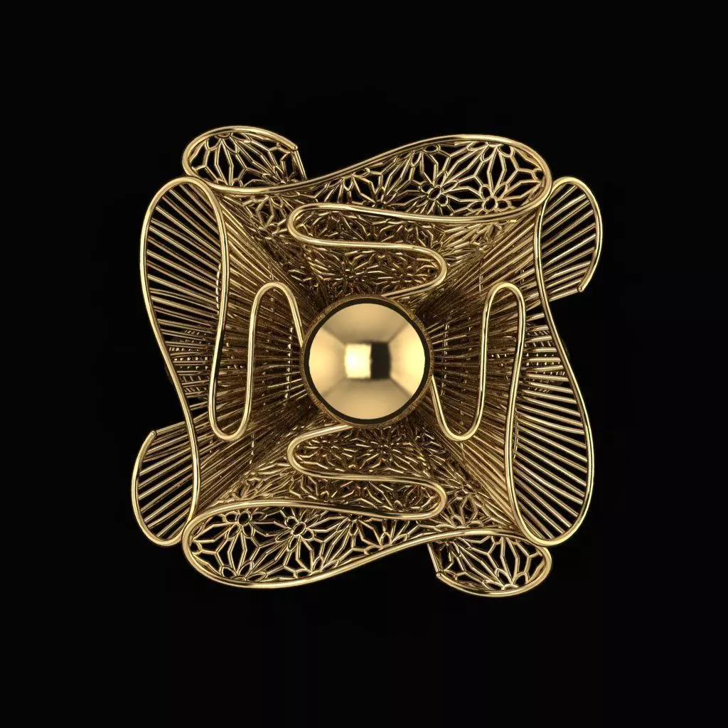 Turkish Ring 3D print model_1