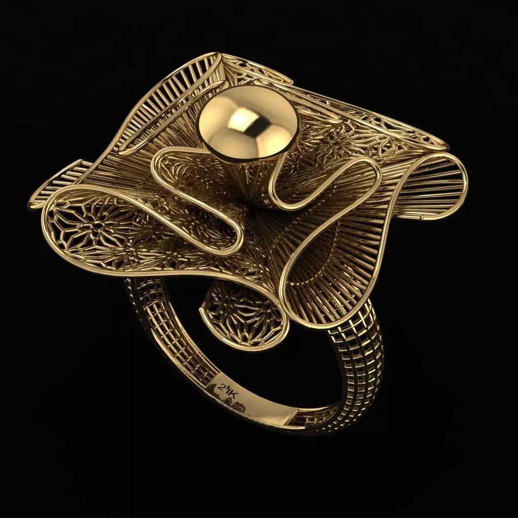 Turkish Ring 3D print model_0