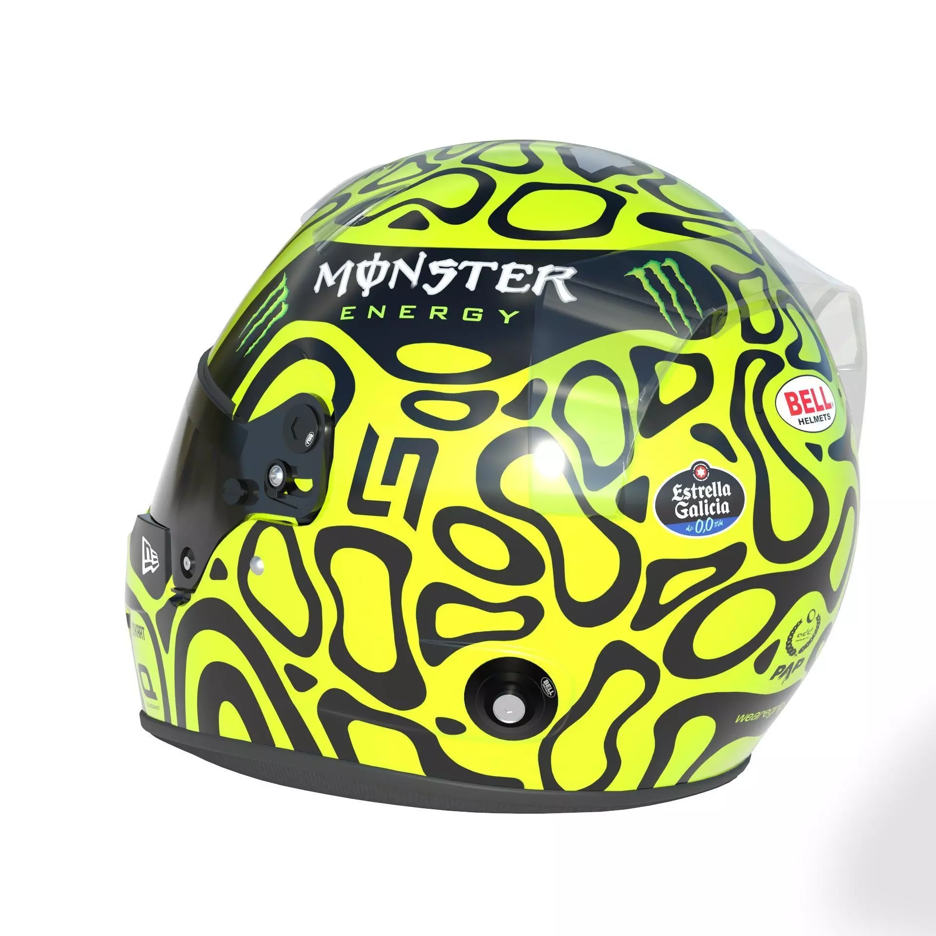 F1 Lando Norris Helmet 2024 3D model_4