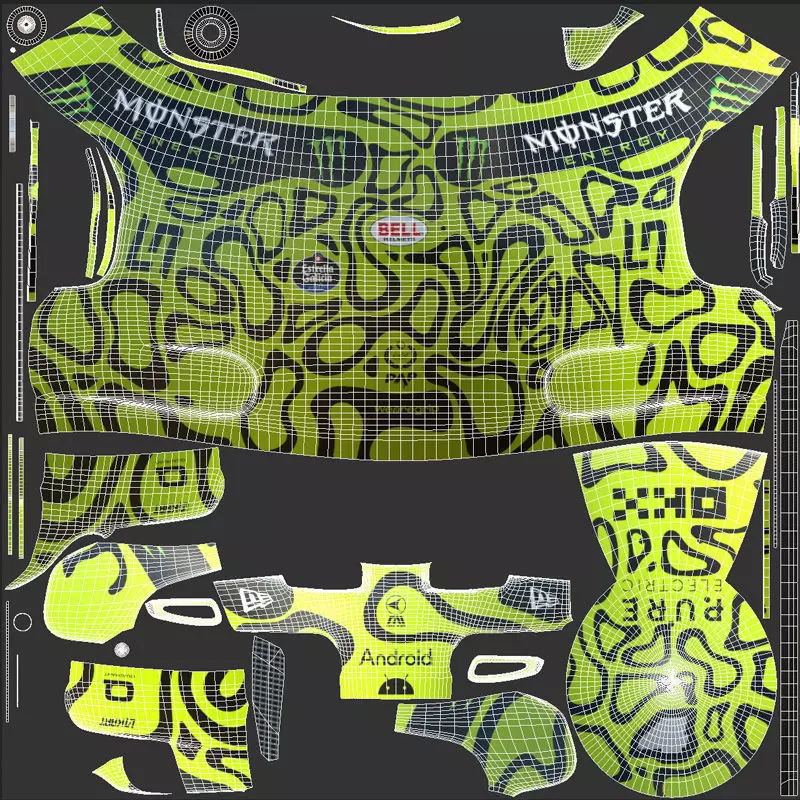 F1 Lando Norris Helmet 2024 3D model_16