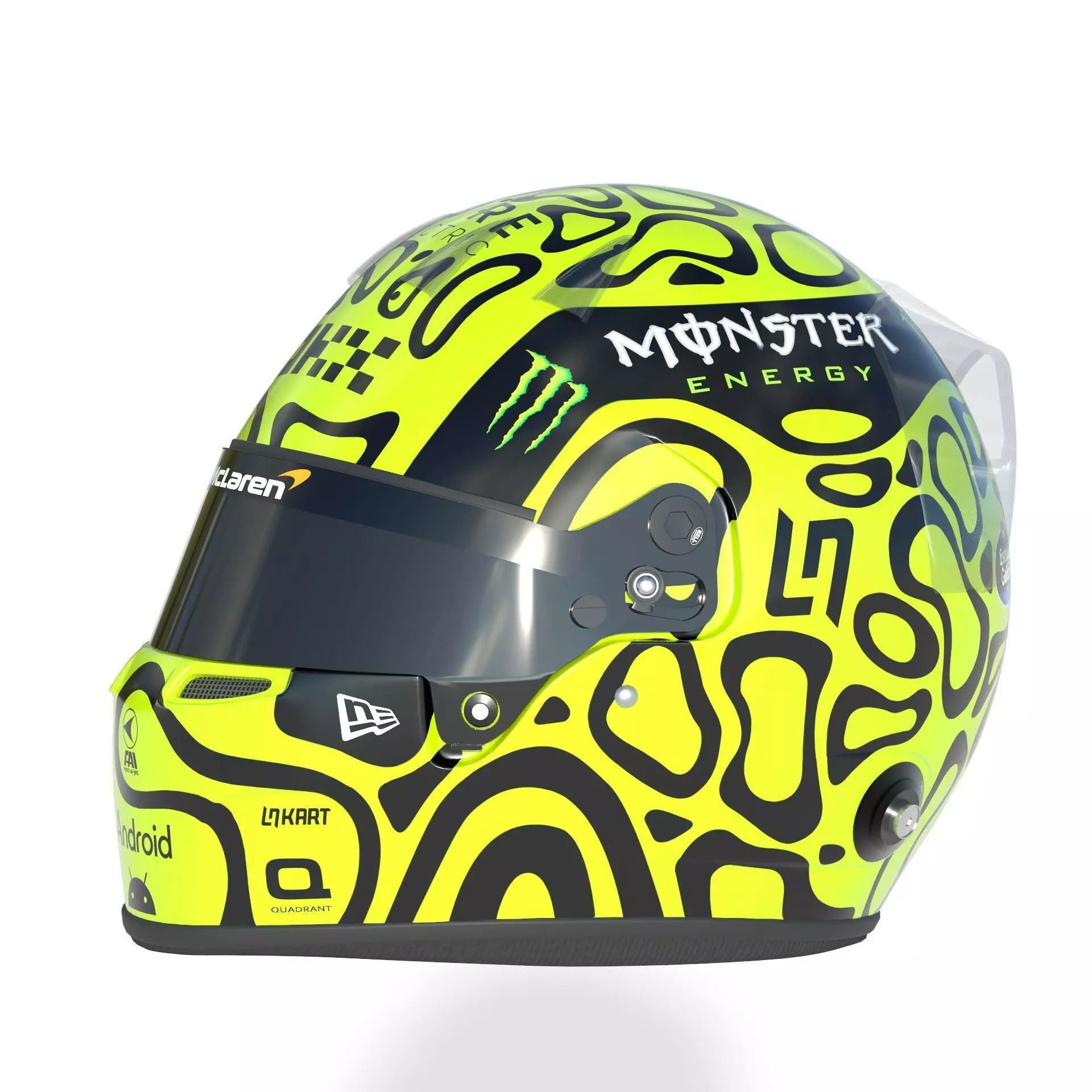 F1 Lando Norris Helmet 2024 3D model_3