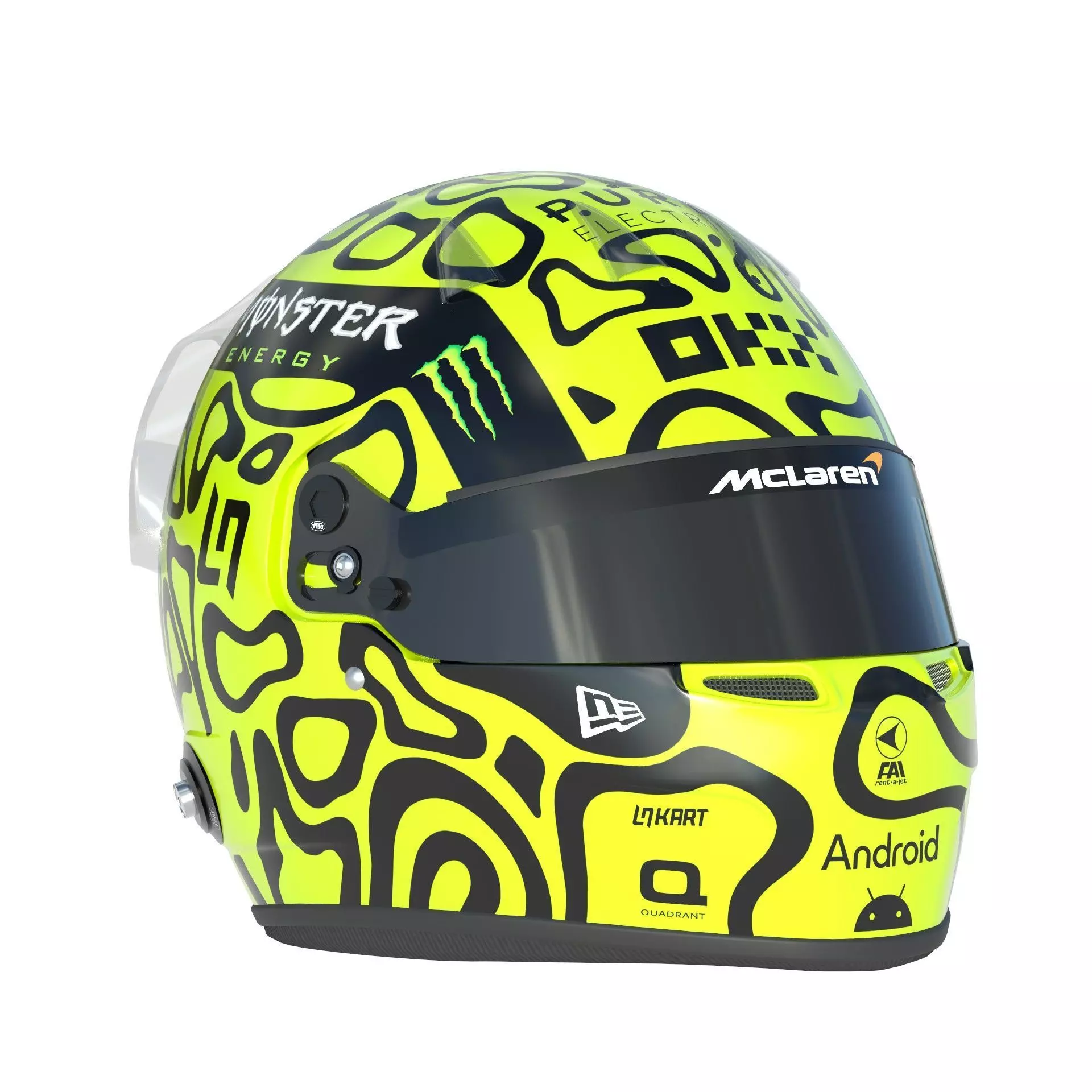 F1 Lando Norris Helmet 2024 3D model_8