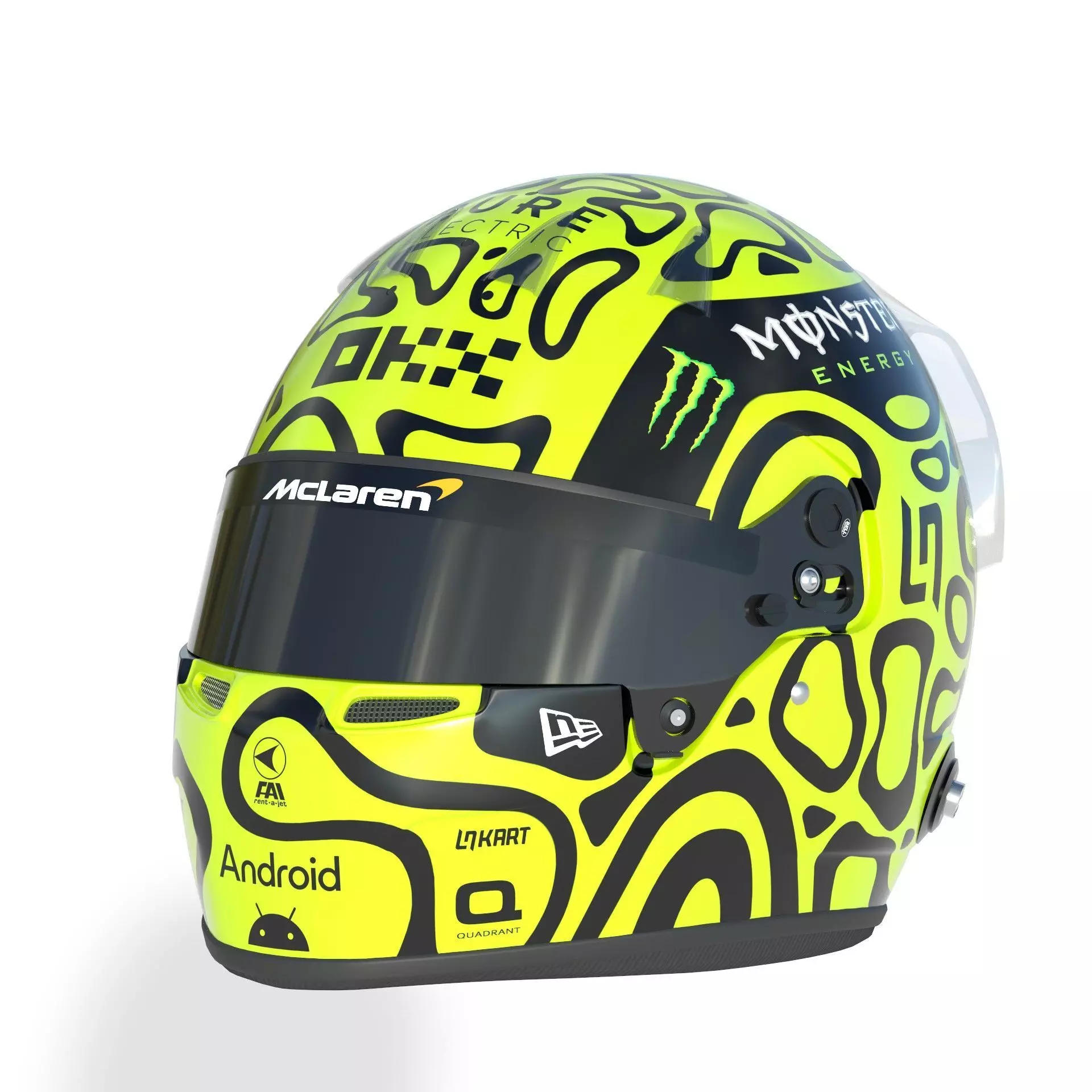 F1 Lando Norris Helmet 2024 3D model_2