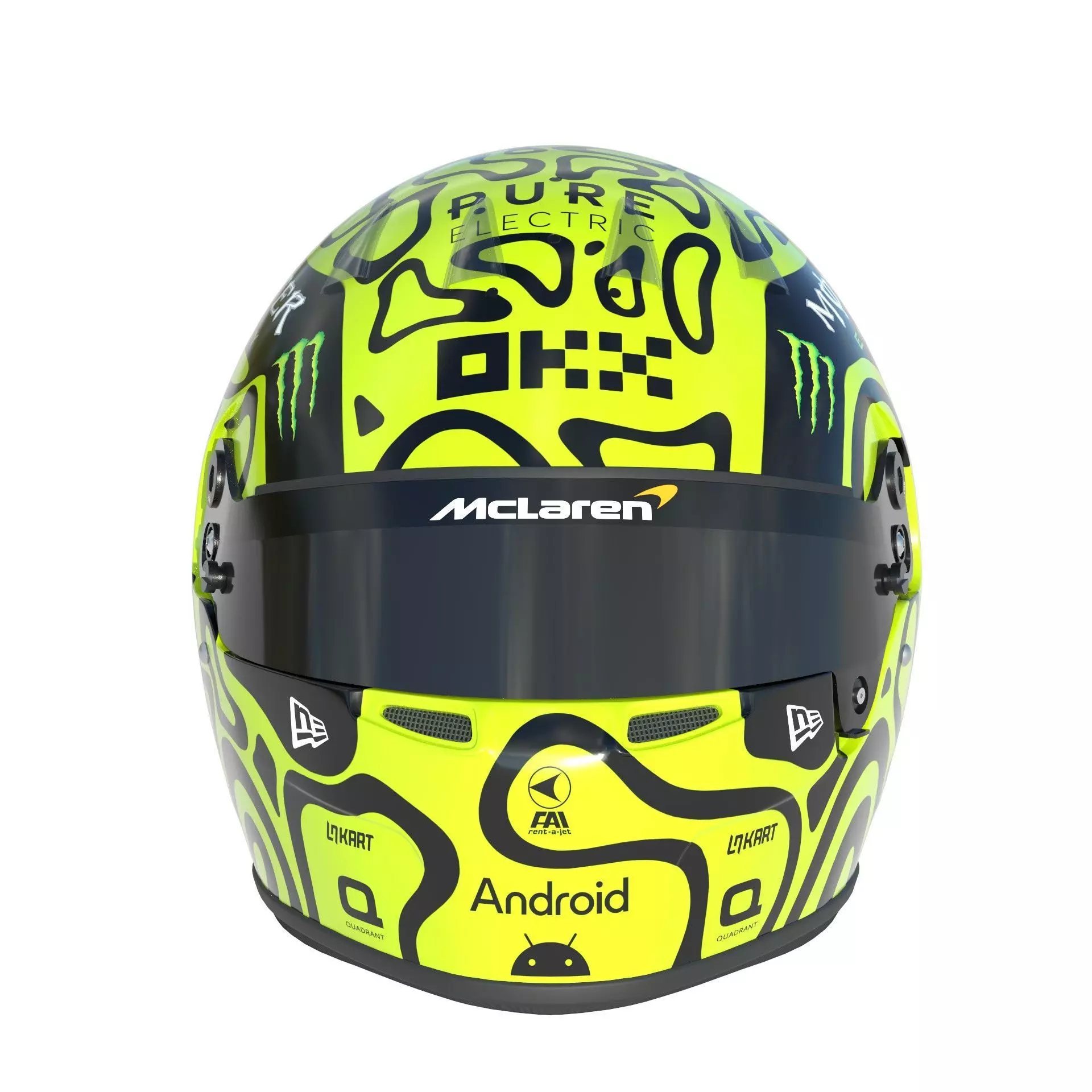 F1 Lando Norris Helmet 2024 3D model_1