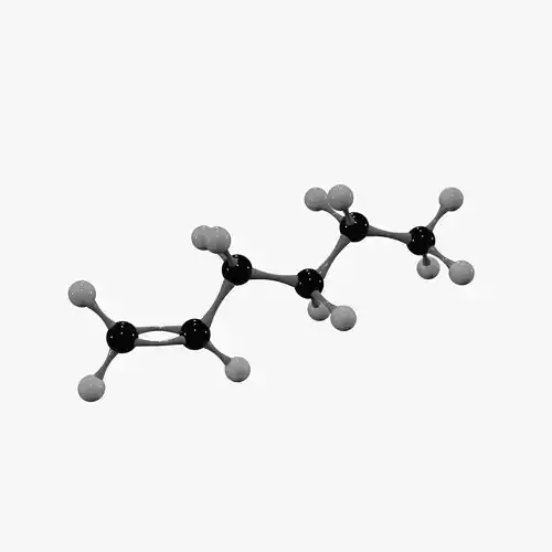 Butylethlene Molecule