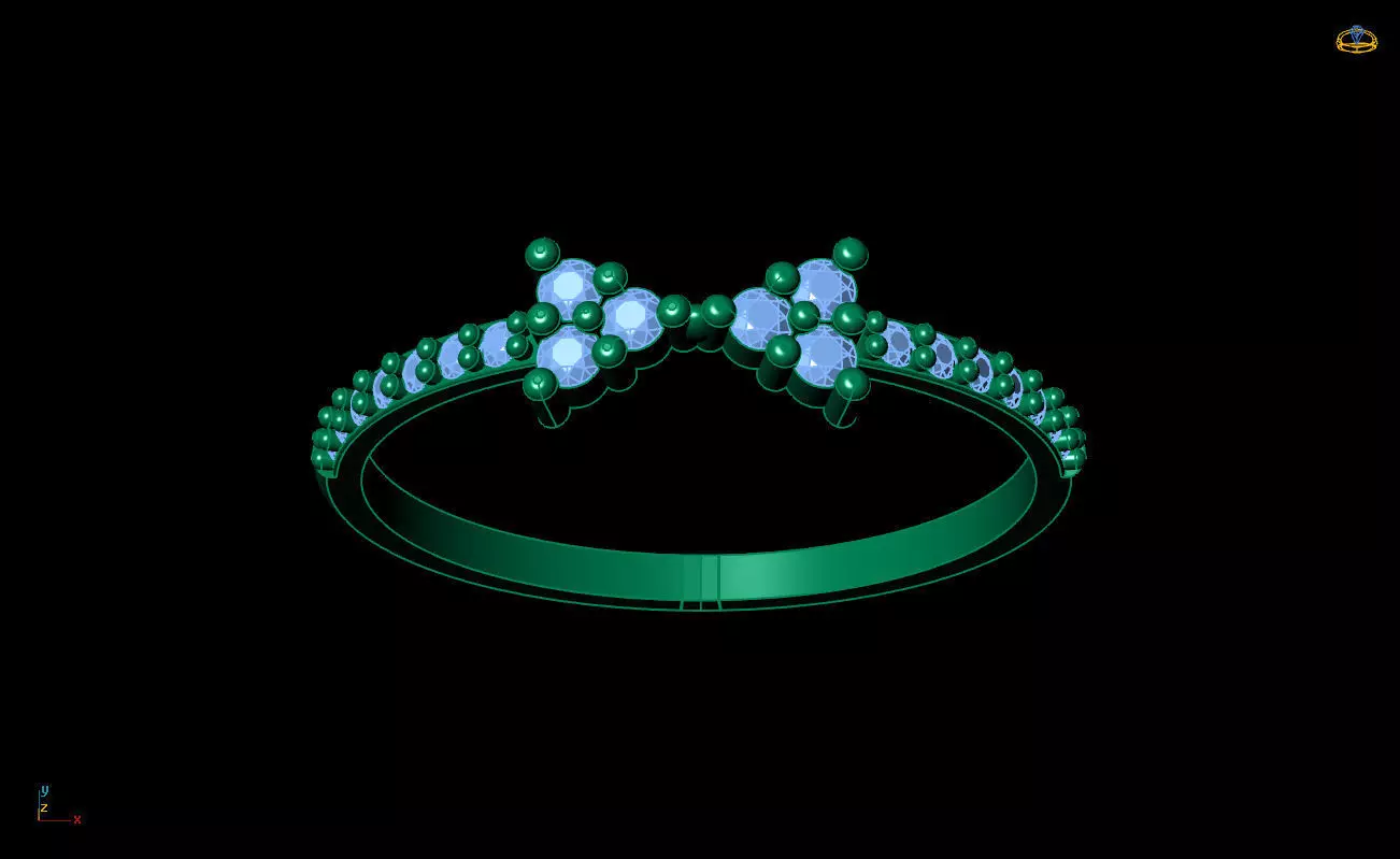 Ultra Light Ring 005 3D print model_5