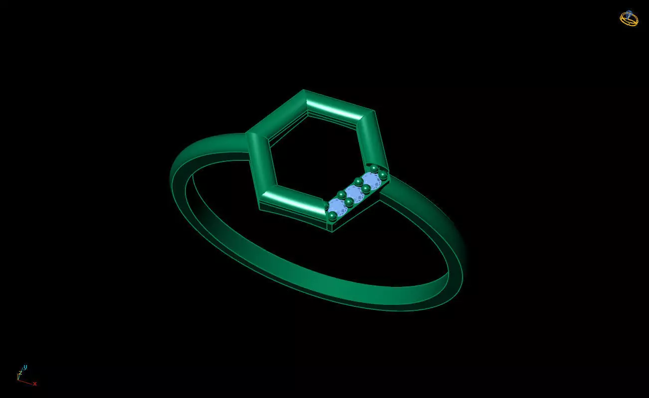 Ultra Light Ring 006 3D print model_6