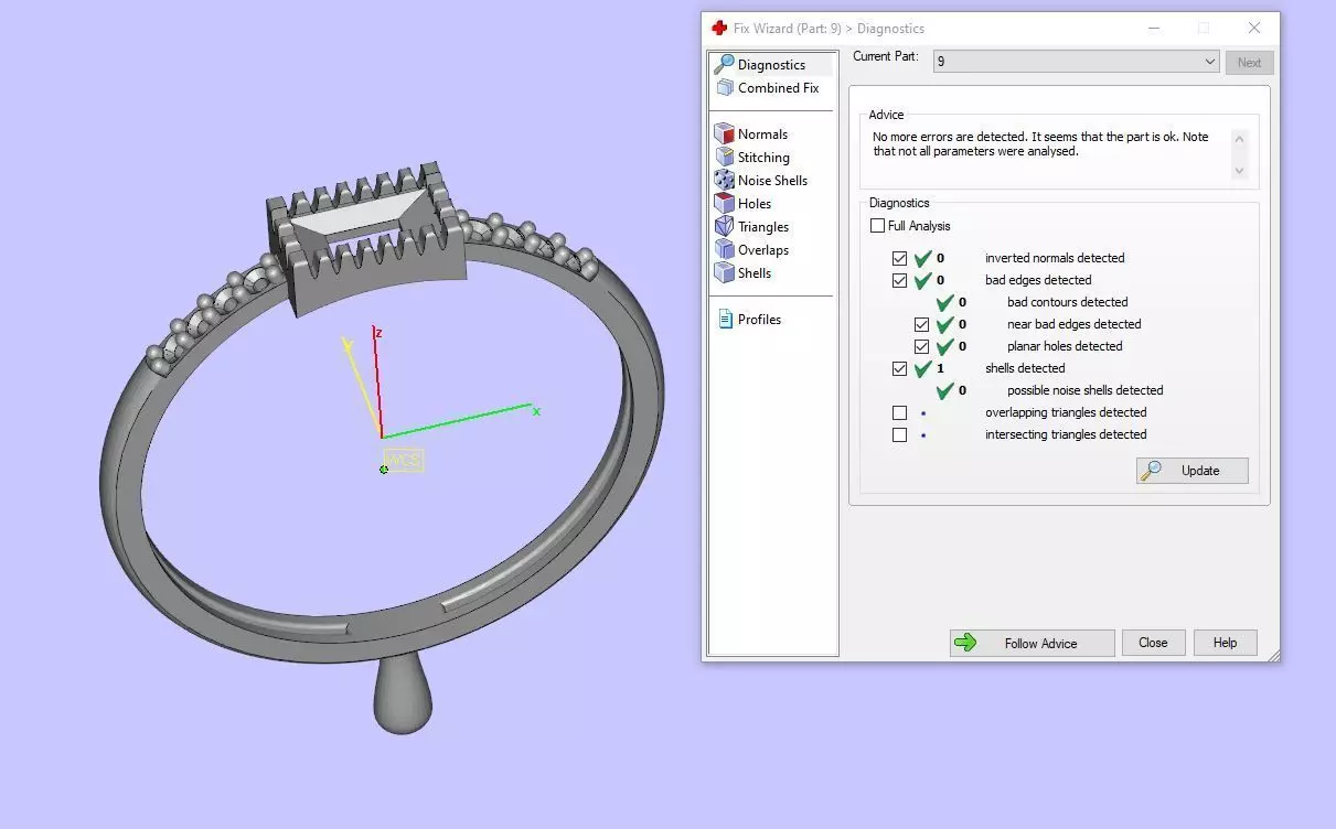 Ultra Light Ring 009 3D print model_9