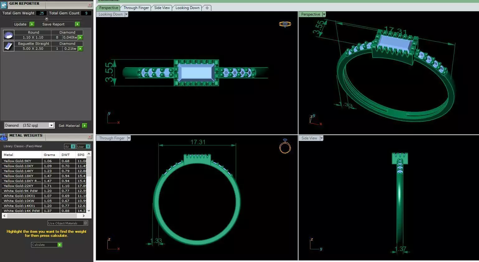 Ultra Light Ring 009 3D print model_5