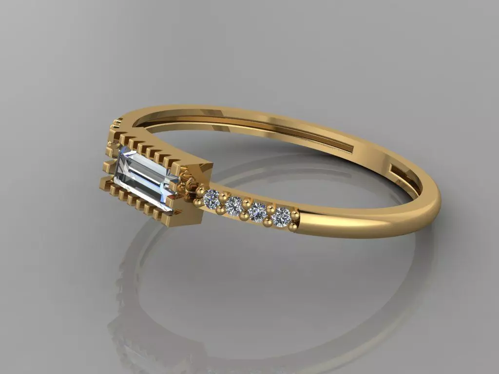 Ultra Light Ring 009 3D print model_4