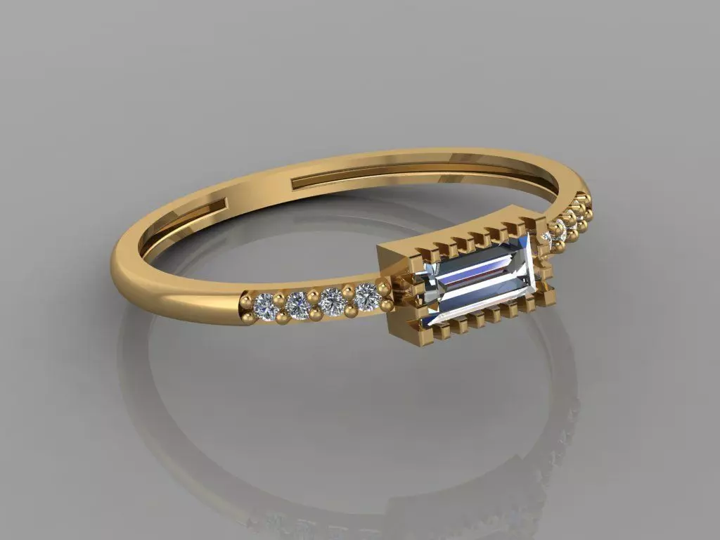 Ultra Light Ring 009 3D print model_3